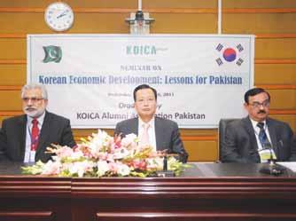 NUST QUARTERLY NEWSLETTER Korean Economic Development: Lessons for Pakistan KOICA Alumni Association Pakistan (KAAP) arranged a seminar on Korean Economic Development: Lessons for Pakistan at NUST