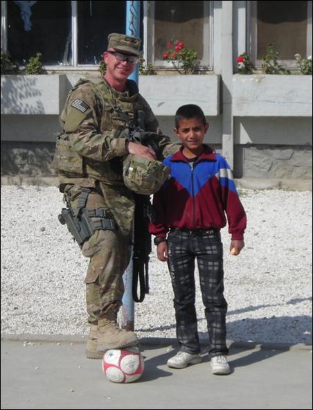 from Nato Training Mission Afghanistan (NTM-A) and CST visited the Al Huddin Orphanage Oct.