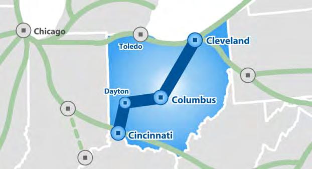 Seizing Transportation Opportunities to Make Ohio Competitive in the Global Economy 3C QUICK START INTERCITY PASSENGER RAIL In partnership with the Ohio Rail Development Commission, ODOT is