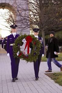wreaths in national
