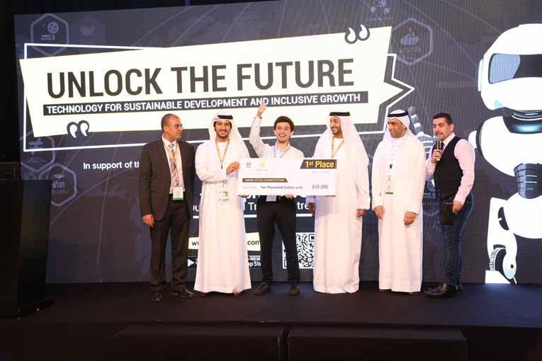 of International Startup Pitch Competition won total cash prizes of 50,000 USD.