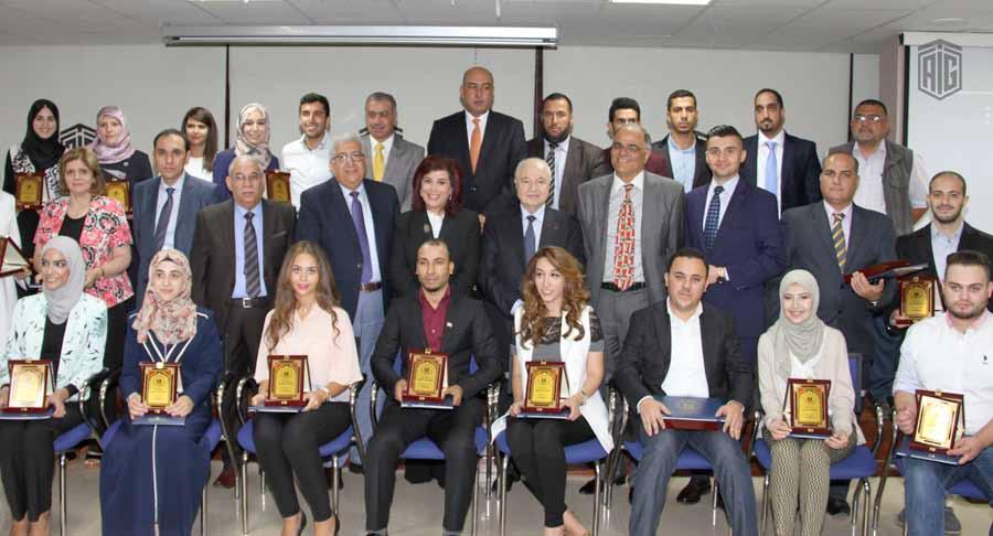Abu-Ghazaleh and Iraqi Ambassador to Jordan Honor Outstanding Iraqi Students at Jordanian Universities AMMAN HE Dr.