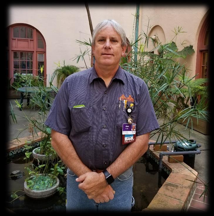Facility Services Leader: Mark Cantor, Chief Engineer After 20 years at Marin General Hospital, Mark left his job as Chief Engineer to come to Laguna Honda as a Senior Stationary Engineer in July
