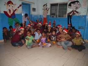 We also conducted various activities at the ashram which includes playing, dancing, Christmas cake cutting, having snacks together, distributing gifts etc. 2.