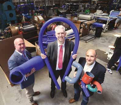 It was established over 20 years ago and was one of the first silicone hose businesses in the UK, starting with just two people and growing to become a significant employer in the area.