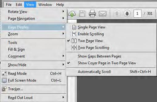 The following is best viewed in your PDF browser using the Two Page View that shows the Cover Page in the Two Page View If you are familiar with this setting it can be