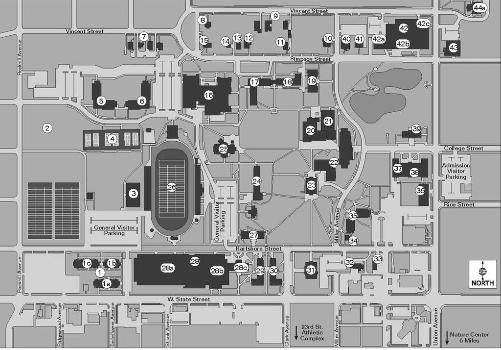 University of Mount Union Campus Map DP Facility Location Index 31 Beeghly Hall (BH) 24 King Residence Hall (KING) 6 Bica-Ross Residence Hall (BCR) 22 Kolenbrander-Harter Info Center (KHIC) 37 Bracy