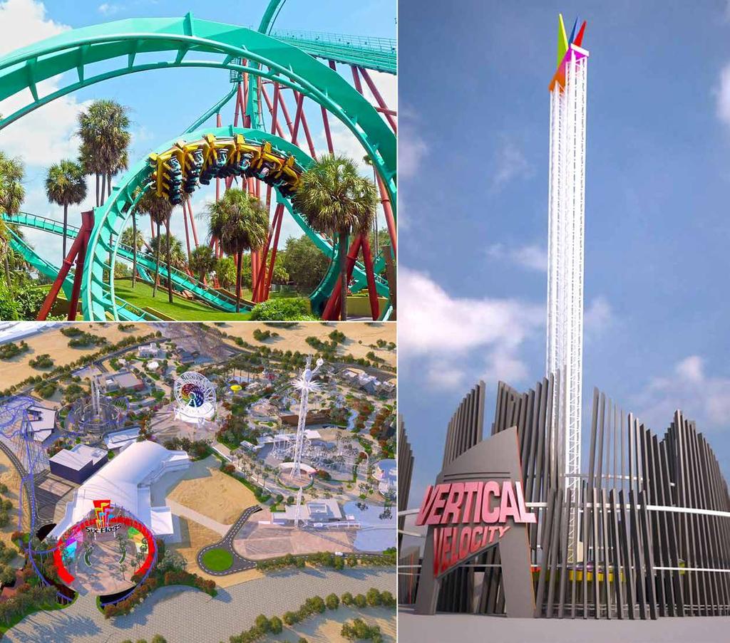 Location Six Flags Social Infrastructure DXB Entertainments Dynamic Engineering s Six Flags will feature a number of record-breaking roller coasters, unique thrill experiences, incredible live shows