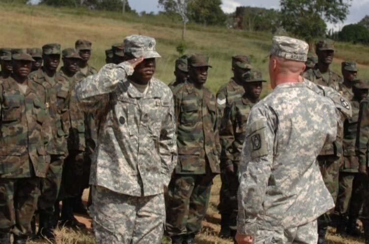 STRENGTHENING RELATIONSHIPS Africa In Africa, the United States will continue to maintain a limited rotational military presence to help build partner security capacity, including for peacekeeping