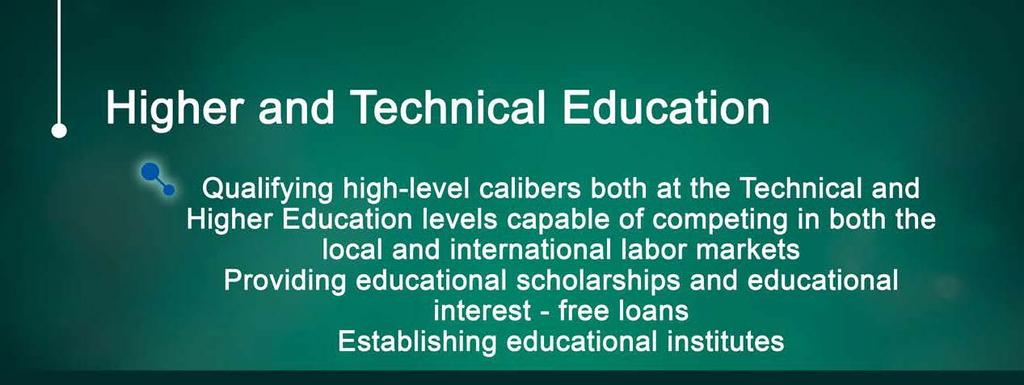 Higher and Technical Education Qualifying high level calibers