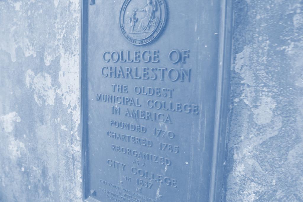 THE NON-FRATERNITY At the College of Charleston in 1904, three friends encouraged and supported one another to reach the highest possible levels of scholastic and extracurricular achievement.