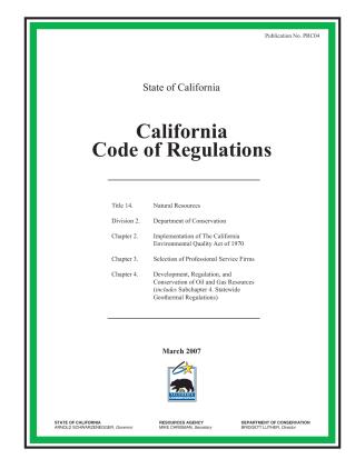 California EMS Regulations California Health and Safety Code, Division 2.
