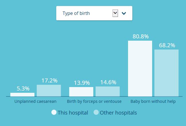 Some statistics (received from the website of the Midwife-led Unit at the Altnagelvin Area Hospital): It was very interesting to see the statistics of this Midwife Led Unit.
