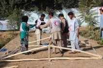 During the distribution phase, the security situation deteriorated and prevented ARCS and IFRC from conducting trainings in the field safely.