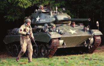 It was an M4A3E2 Jumbo Sherman nicknamed Cobra King, commanded by Lt. Charles Boggess. On Sunday the convoy drove to various places before reaching Bastogne for the final big parade.