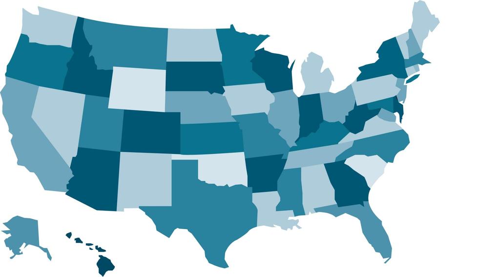 VBP: What is Happening in States? Medicaid managed care used in most states.
