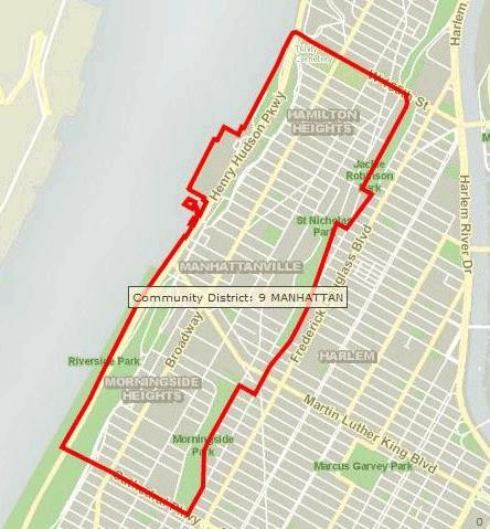 Exhibit II - Map of Manhattan Community District 9 Source: Website of Manhattan