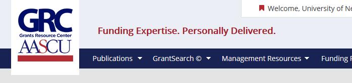 GrantSearch The GRC funding database is called GrantSearch. The database contains about 2,000 funding opportunities with most having annual competitions.