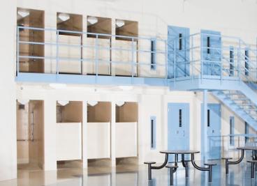 prisoners in medium & minimum security 1 in each cell for