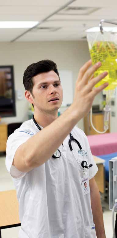 BACHELOR OF SCIENCE IN NURSING COLLABORATIVE PROGRAM YOUR NURSING CAREER STARTS HERE At the frontlines of healthcare, nurses are figures of wellness, support, and strength.