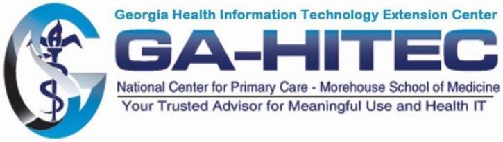 SUPPORTS GEORGIA PROVIDERS & HOSPITALS EMR Implementatio n Resource & Support EHR Implementation Resource & Support Outreach, Education & Training MU Stages 1-3 Barrier Mitigation via value-added