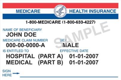 Type of health insurance Medicare = 57% Below Basic or Basic Medicaid