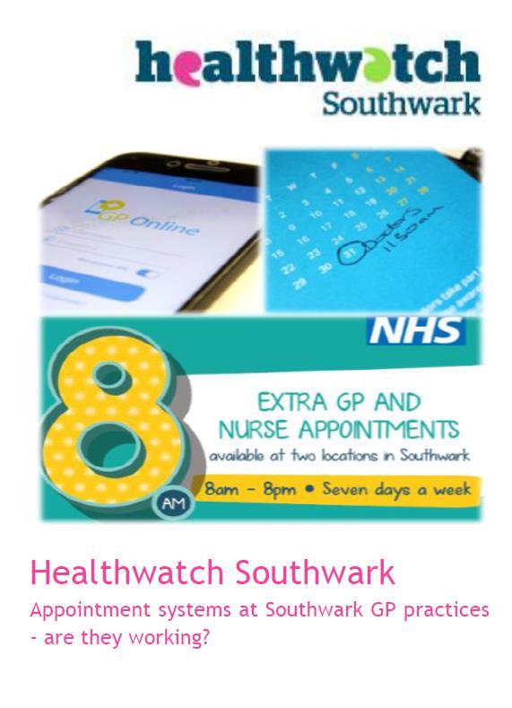 Appointment systems at Southwark GP practices