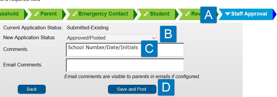 Add standard comments School#/Date/Initials D.