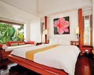 Complimentary one-time Thai massage (for two hours for two persons per stay)