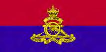 409. THE ARTILLERY FLAG 1. The Artillery Flag is used as a camp flag in garrison and bivouac to mark the location of artillery units.