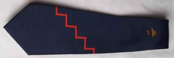 This tie was authorized for wear by members of the permanent force Horse Artillery before the Second World War; consequently, its wear is restricted to members of the Royal Canadian Horse Artillery