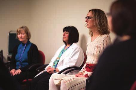 PATIENT & FAMILY-CENTRED CARE Mindfulness at Hamilton Health Sciences: Increasing our capacity to care There is a quiet revolution going on at Hamilton Health Sciences. The weapon of choice?