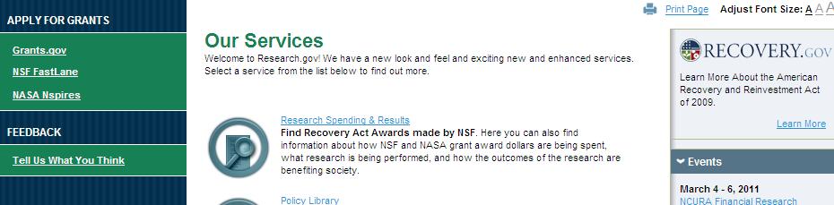 Results Policy Library (Government-wide) Research Headlines &