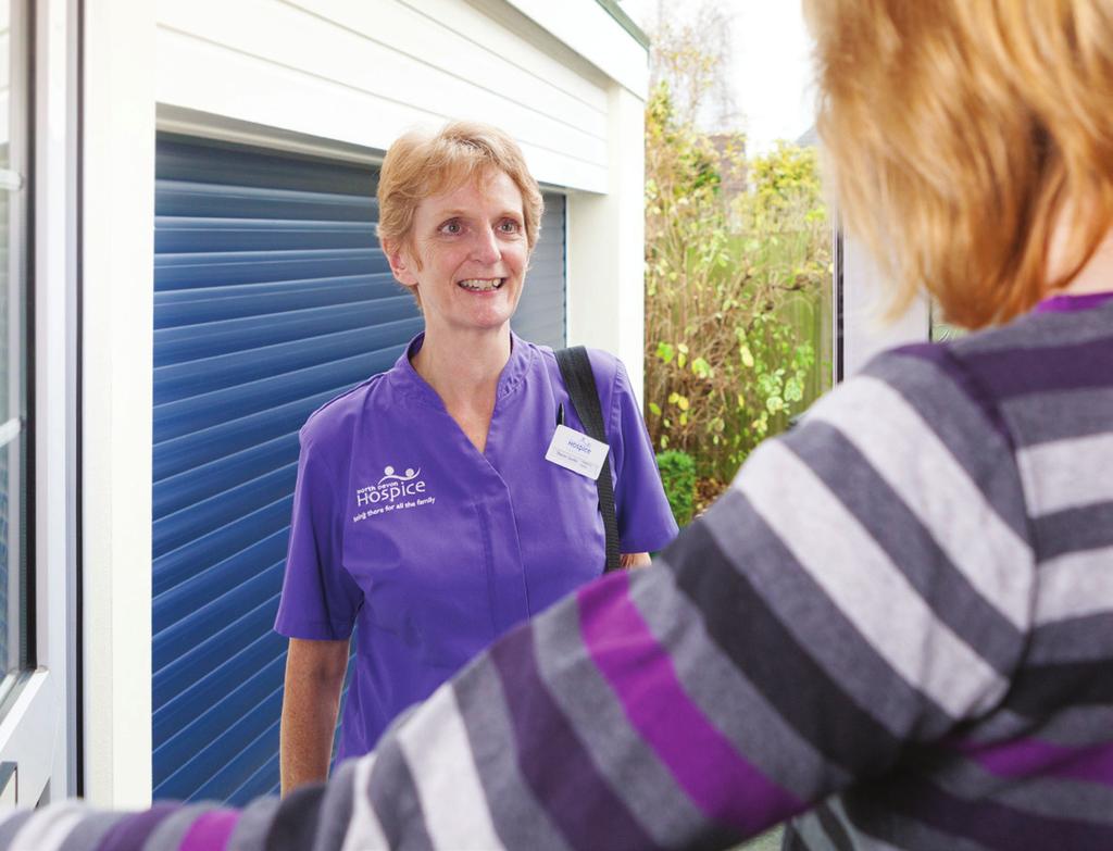 Where is Hospice to Home provided The Hospice to Home service is provided in the privacy of your own home. If you are living in a Care Home, we may be able to visit you there.