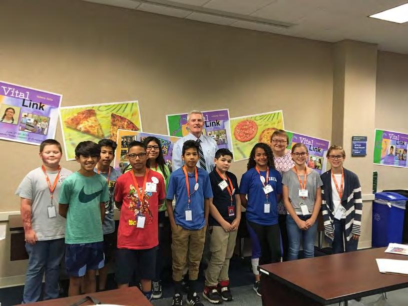 4. Met 6th graders heading to 7th from Fort Worth McLean 6th grade school @NCTCOGtrans who were learning about the regional planning done there.