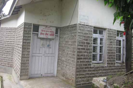 62 63 IMPROVED WASH FACILITY IN JALKANYA HEALTH POST, SINDHULI. Health is wealth. So it has been a primary concern of human beings throughout the history worldwide.