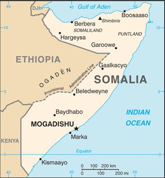 Somalia: History 1960: Somalia becomes independent from Britain and Italy.