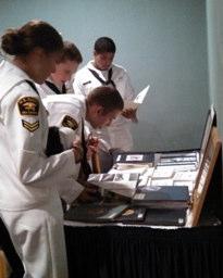 The cadets executed their duties with pride and received rousing applause from the crew veterans and spouses.