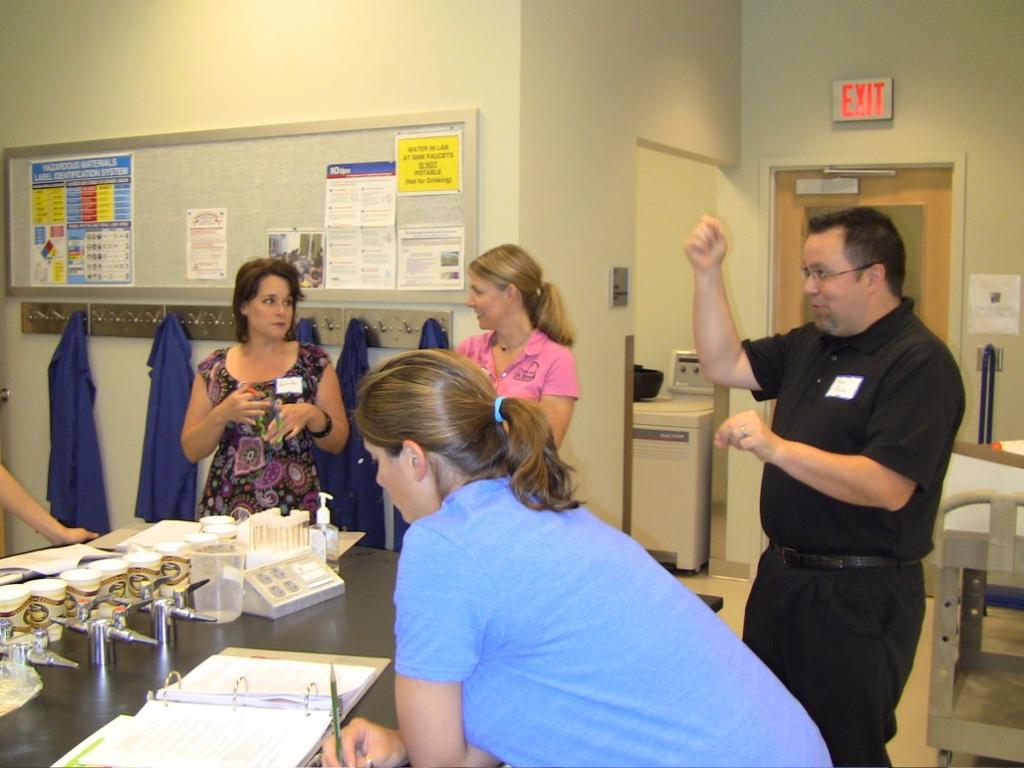 As a part of this workshop the teachers were invited to work two days on site at the state-of-the-art Sigma Aldrich facility learning techniques such as cloning and PCR, firsthand from Sigma