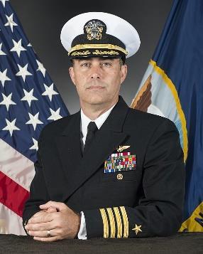 on active duty Captain Eric Anduze 93, USN Executive