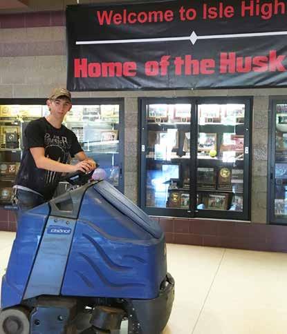 MILLE LACS COUNTY MILLE LACS COUNTY MILLE LACS COUNTY MI Lance graduated from high school in May 2017, and was hired as a full-time custodian, with benefits, at Isle High School.