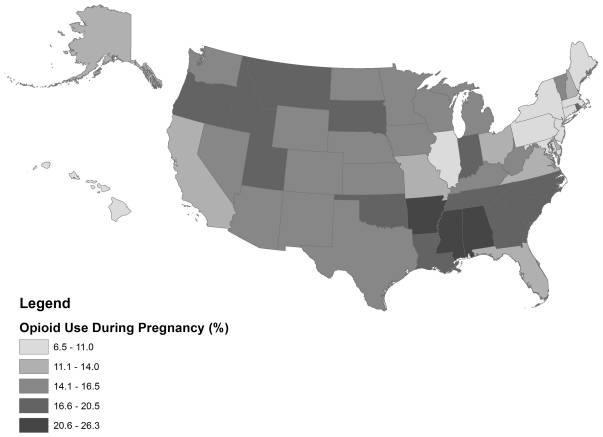 14.4 % of Pregnant women prescribed an opioid
