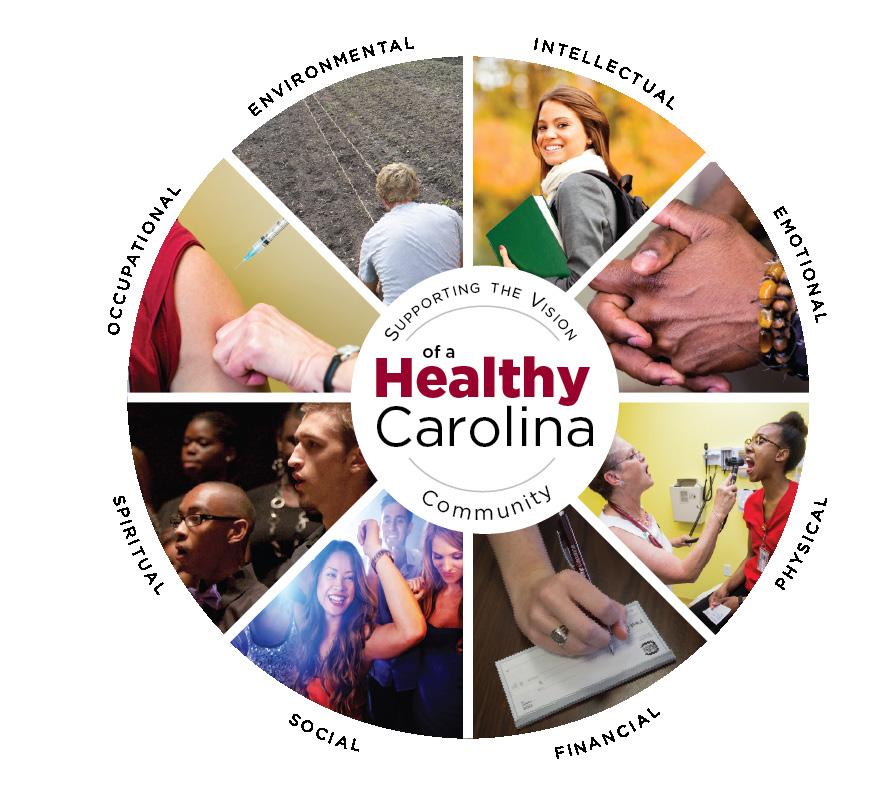 Welcome In support of the University of South Carolina s Healthy Carolina vision, this guide provides information and resources on wellness initiatives available to our faculty and staff.