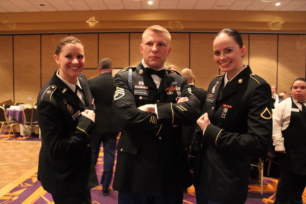 Page 2 MILITARY BALL By: CDT RYAN Hackbarth The Military Ball is a time when Army ROTC Cadets and guests sit down and have a formal