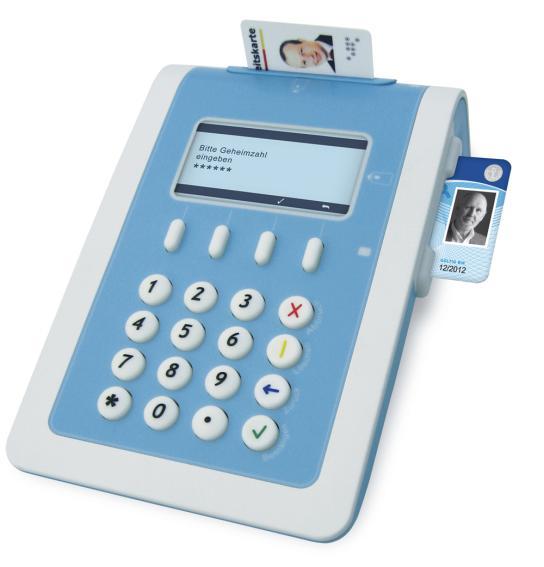 Two cards form the basis of a telematic infrastructure ehealth Card photo encryption of data access