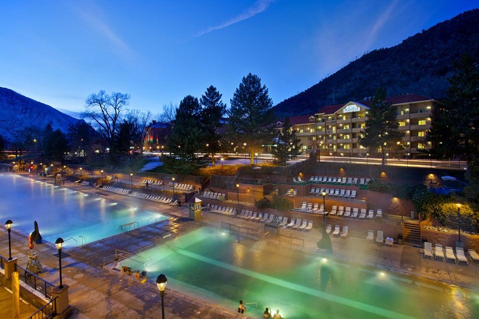 Glenwood Springs is the largest natural hot springs pool in the world.