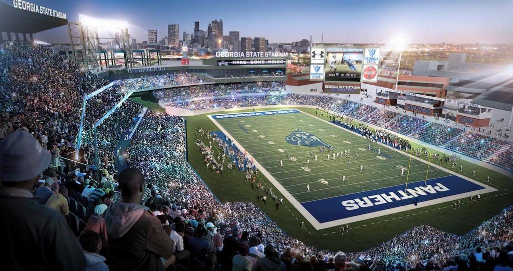 ISSS Downtown Campus News: The Stadium Shuffle! Did You Know? The future home of the Georgia State Panthers Football Team is under renovation right now!