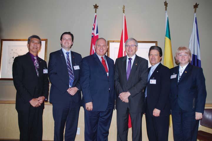 Mayors meeting with Canadian