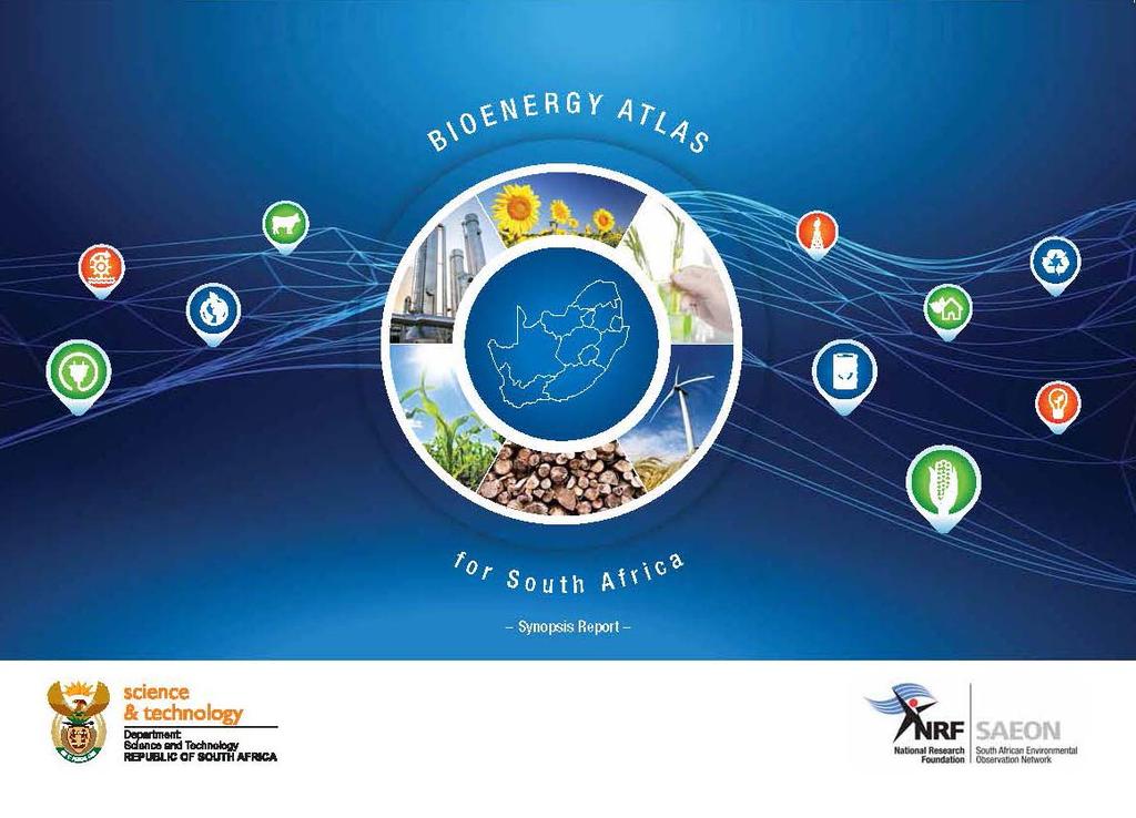 Strategic Outcome-Oriented Goal 5 Knowledge utilisation for inclusive development The DST developed the Bioenergy Atlas for South Africa to facilitate the transition towards a cleaner,