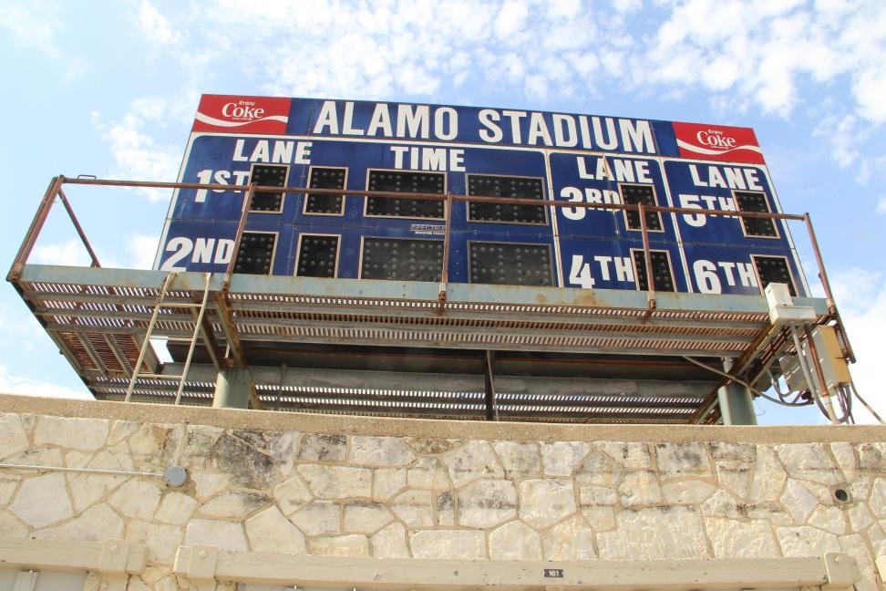 Alamo Stadium Scoreboard Recommendation: Purchase of new 24.25 high by 43.